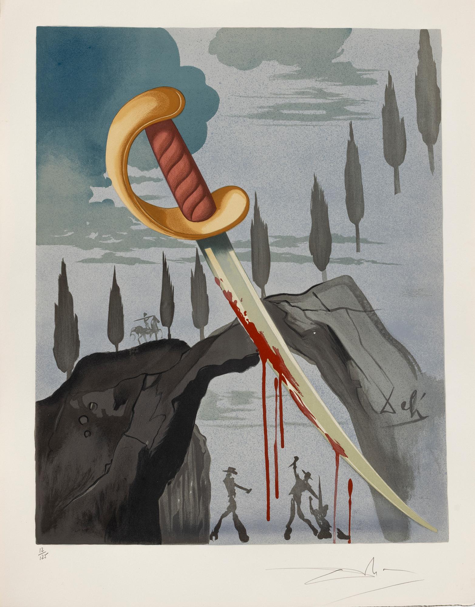 Salvador Dalí, "Whoever Takes Carmen Away Must Pay with His Life" ur "Carmen".