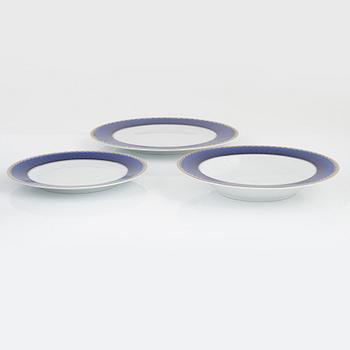 Sigvard Bernadotte, matservis, 41 delar, "Millennium/Marianne", Christineholm, Fyrklövern.