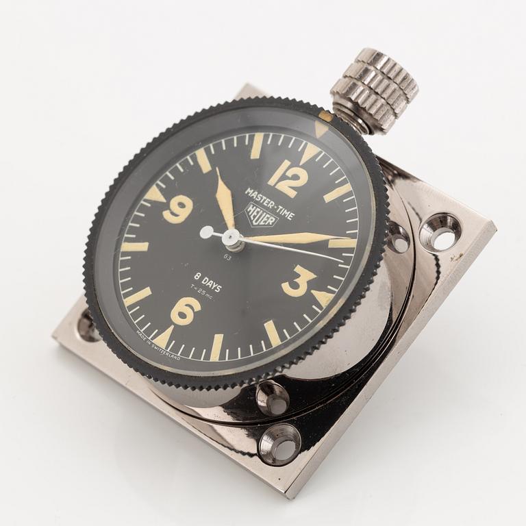 Heuer, Master-Time (T<25 mc),  dashboard clock, 55 (57,5) mm.