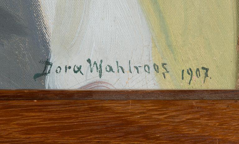 Dora Wahlroos, Emil Wikströmin muotokuva.