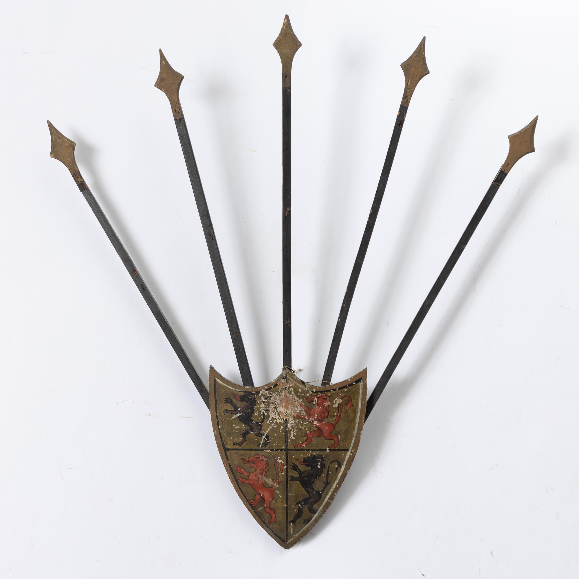 Dekorationssköld, tidigt 1900-tal.