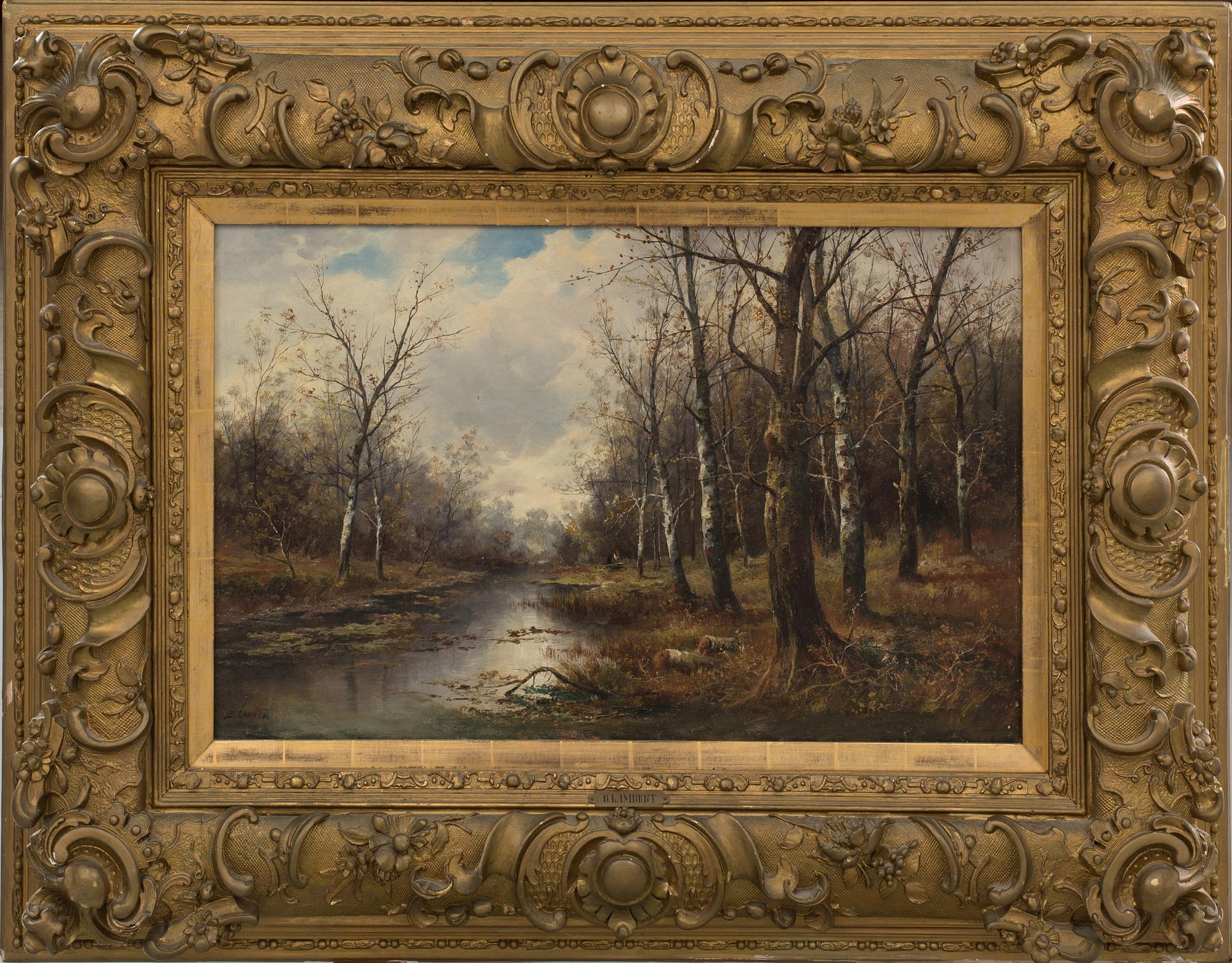 KARL KAUFMANN, oil on canvas. Signed B.Lambert.