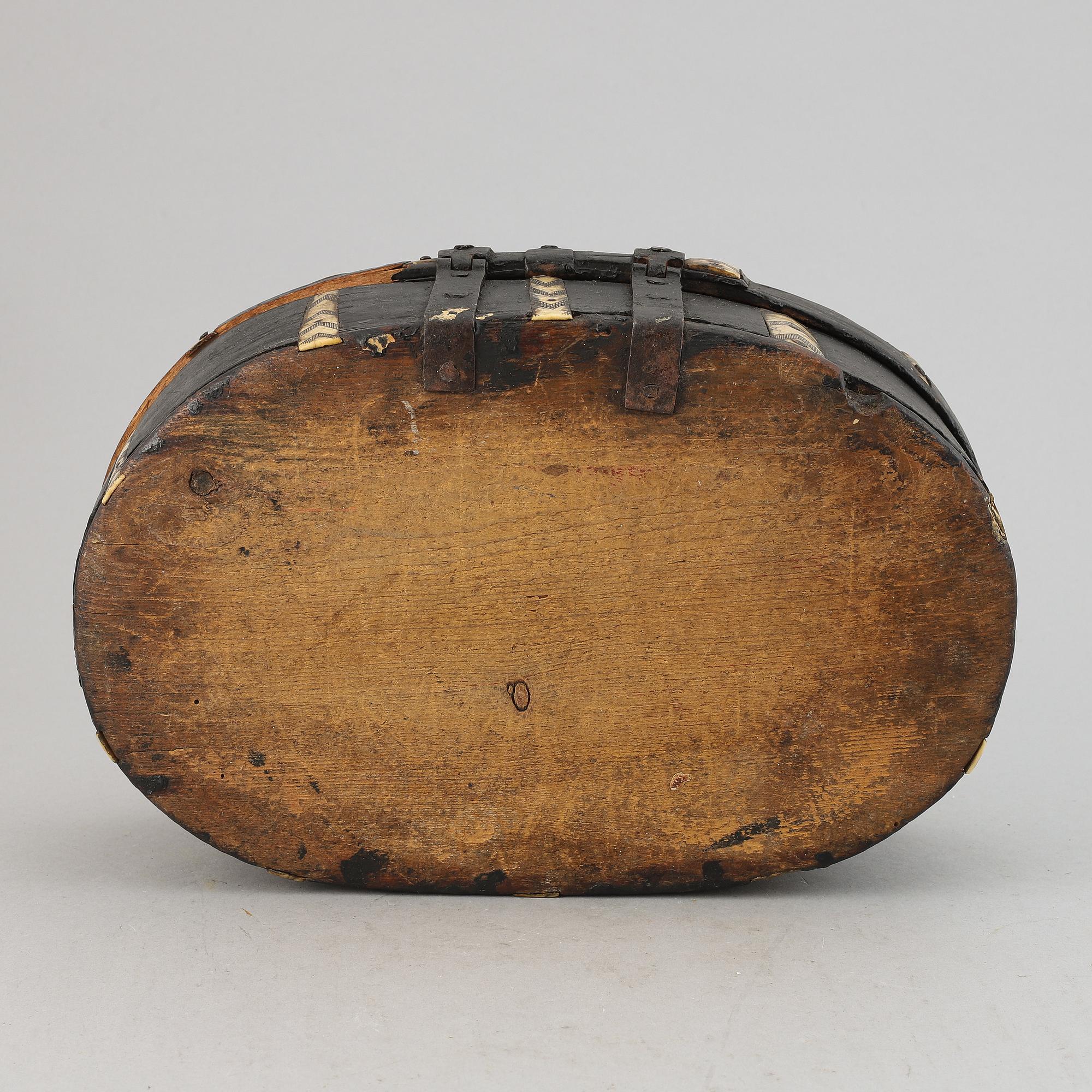 Svepask med lock, 17/1800-tal.