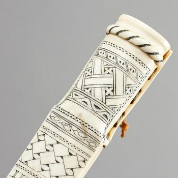 SAMEKNIVAR, 2 st, en monogramsignerad, 1900-tal.