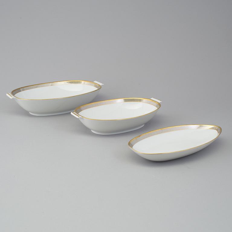 MATSERVIS, 56 delar, porslin, "Exclusiv", Rörstrand, 1950/60-tal.