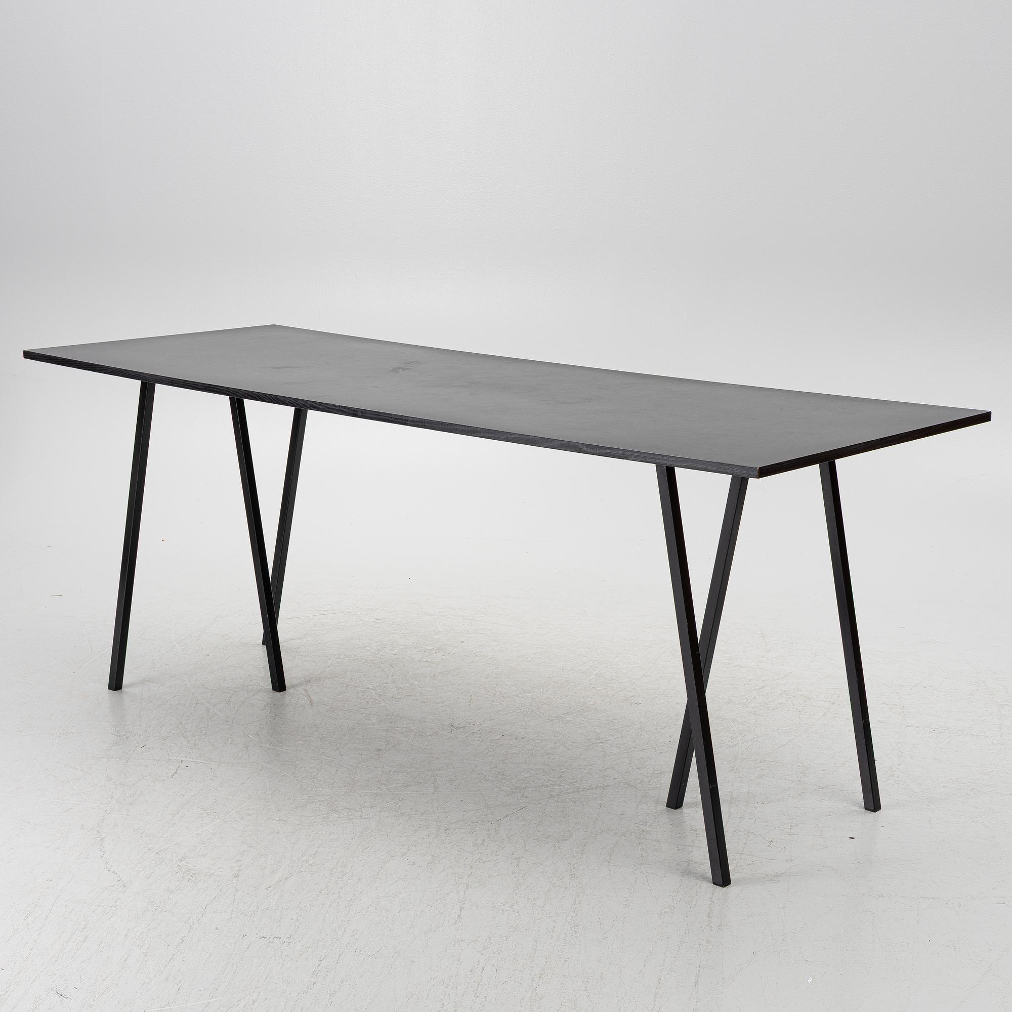 A 'Loop Stand High Table', Hay.
