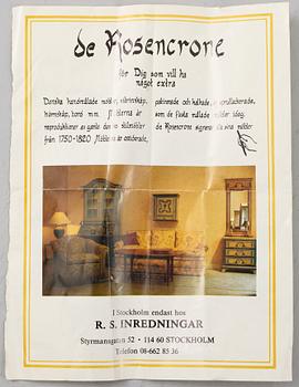 A Rococo style display cabinet, second half of the 20th Century.