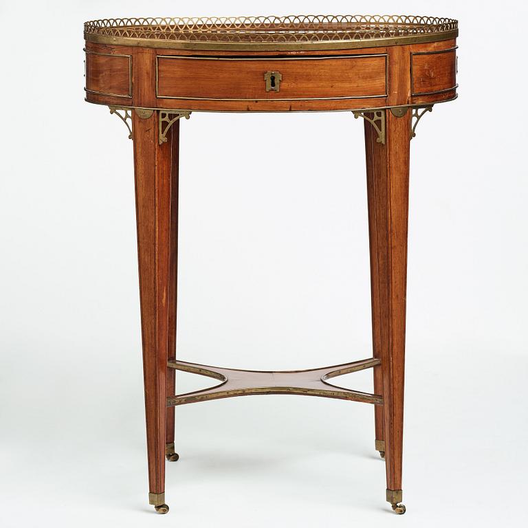 A late Gustavian table, late 18th century.