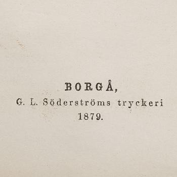Books, 19 volumes, including Gustaf Elgenstierna's 'Svenska Adelns Ättartavlor'.