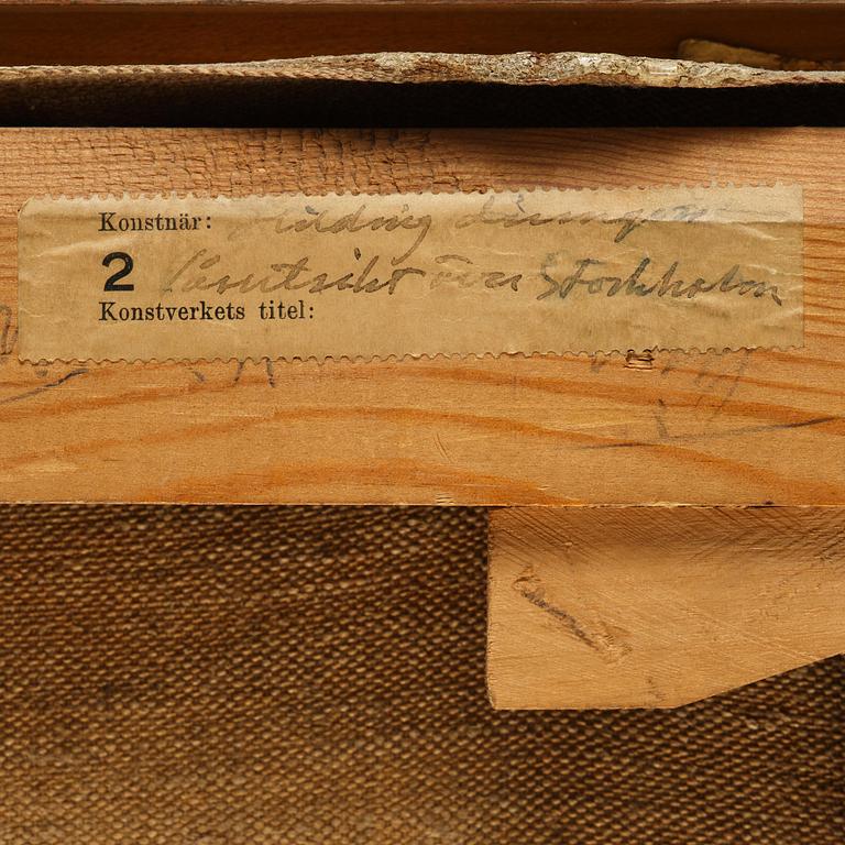 Hilding Linnqvist, "Vårutsikt över Stockholm".