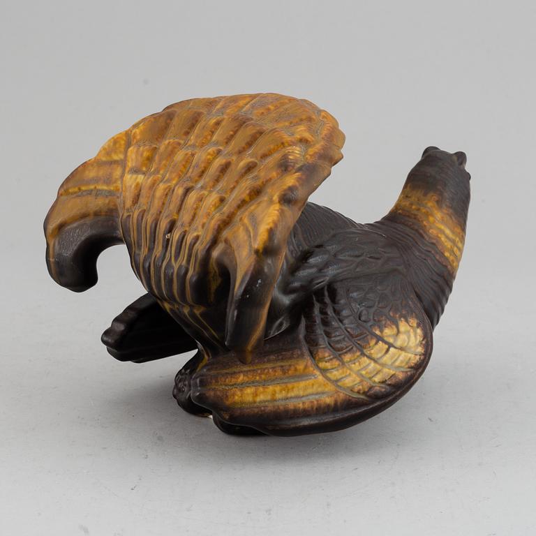 A Gunnar Nylund figure of a wood grouse, Rörstrand, 20th Century.