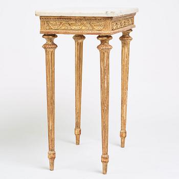Konsolbord, Stockholmsarbete 1700-talets slut, Sengustavianskt.