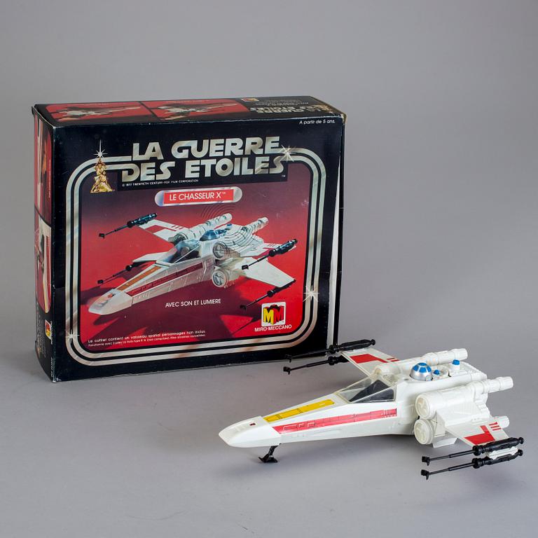 STAR WARS, X-Wing fighter i förpackning, Miro-Meccano, 1978.