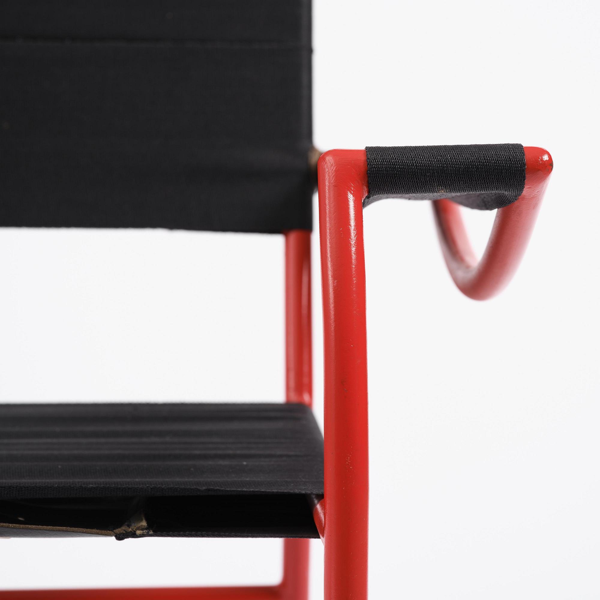 Sven Markelius, a rare armchair, AB Stockholms Nya Järnsängsfabrik, ca 1930.