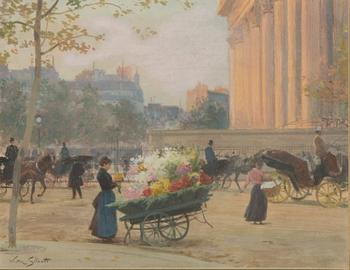 VICTOR GILBERT, VY FRÅN PARIS (LA MADELEINE).