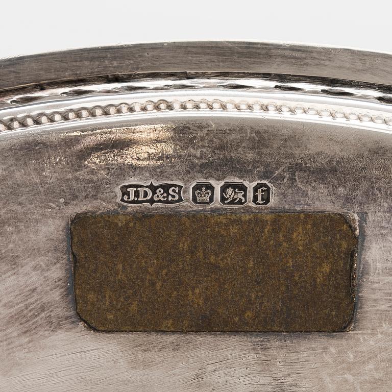 Fat, 3 st, sterling silver, England.