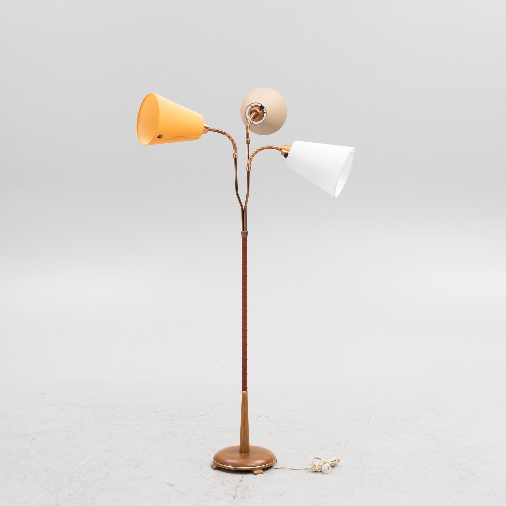 Golvlampa, 1900-talets mitt.