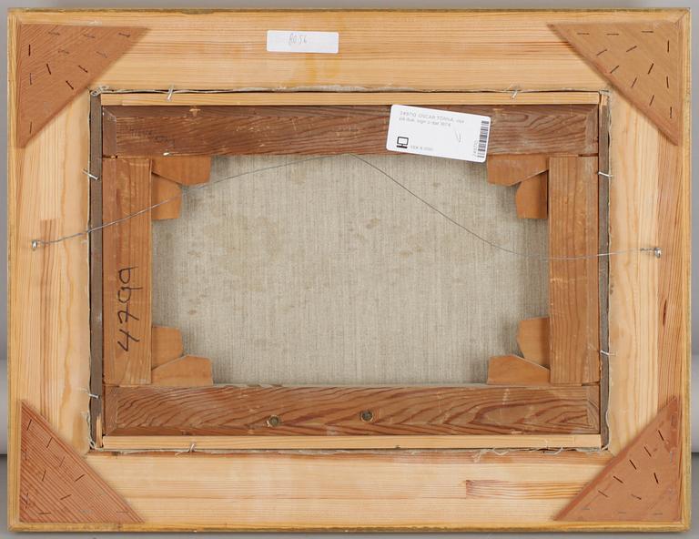 OSCAR TÖRNÅ, olja på duk, sign o dat 1874.