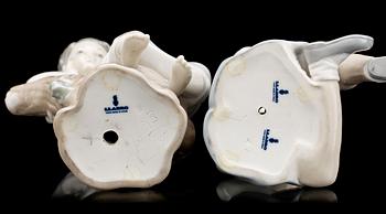FIGURINER, 2 st, porslin, Lladro.