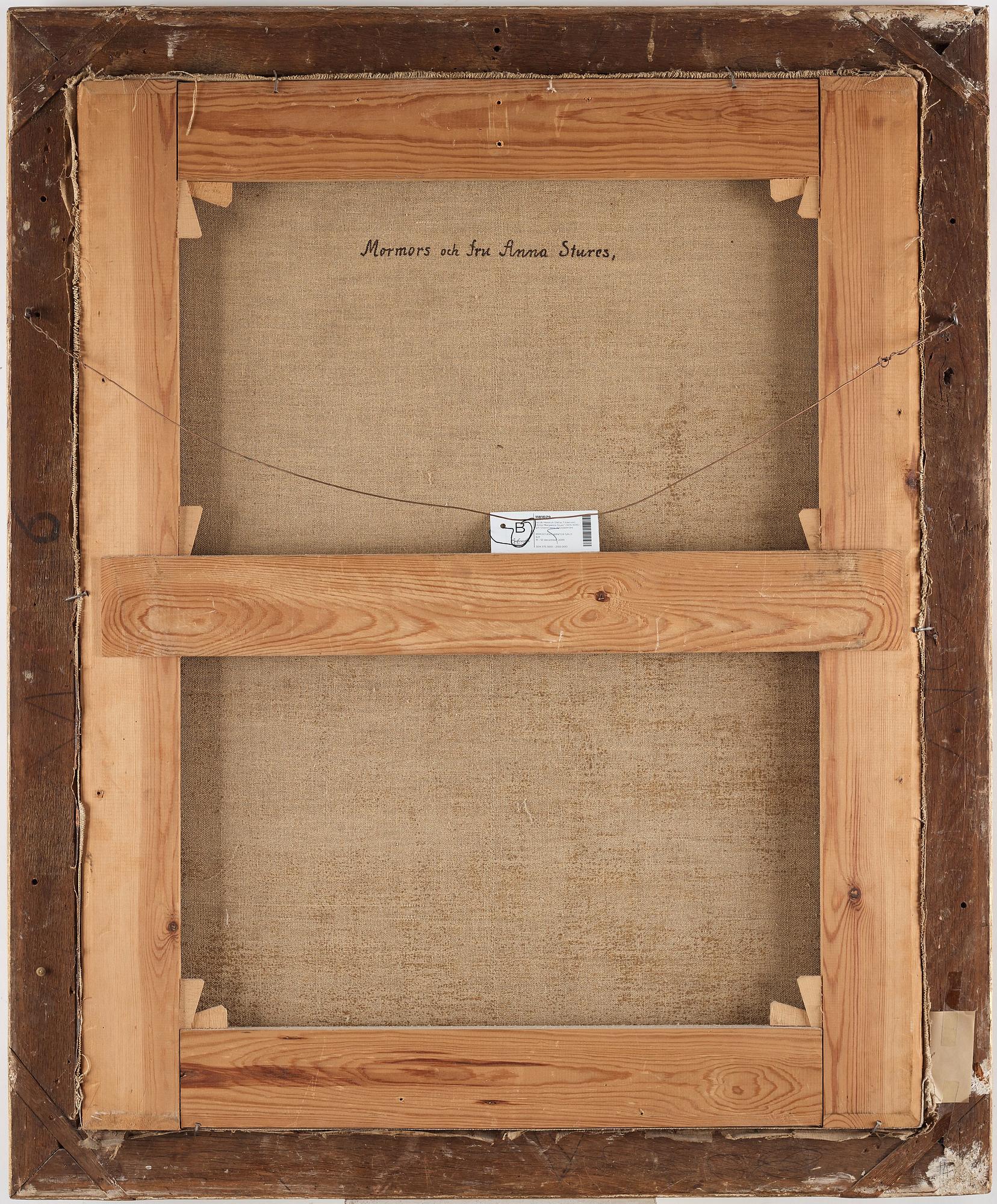 Jacob Heinrich Elbfas Tillskriven, "Anna Margareta Sture" (1615-1646) gift Oxenstierna af Södermöre.