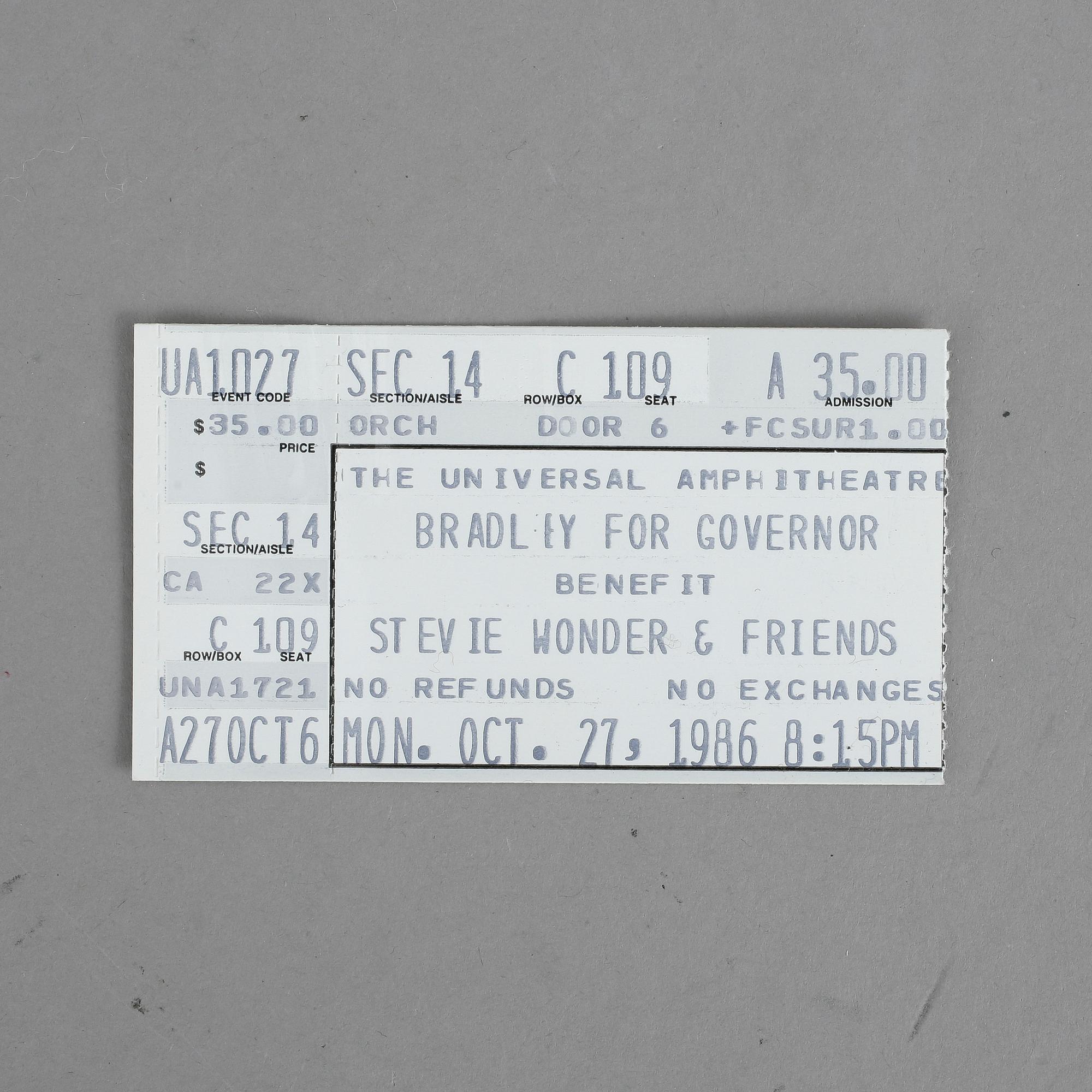 GEORGE MICHAEL f. 1963, signerad 1 Dollarsedel. 1986.