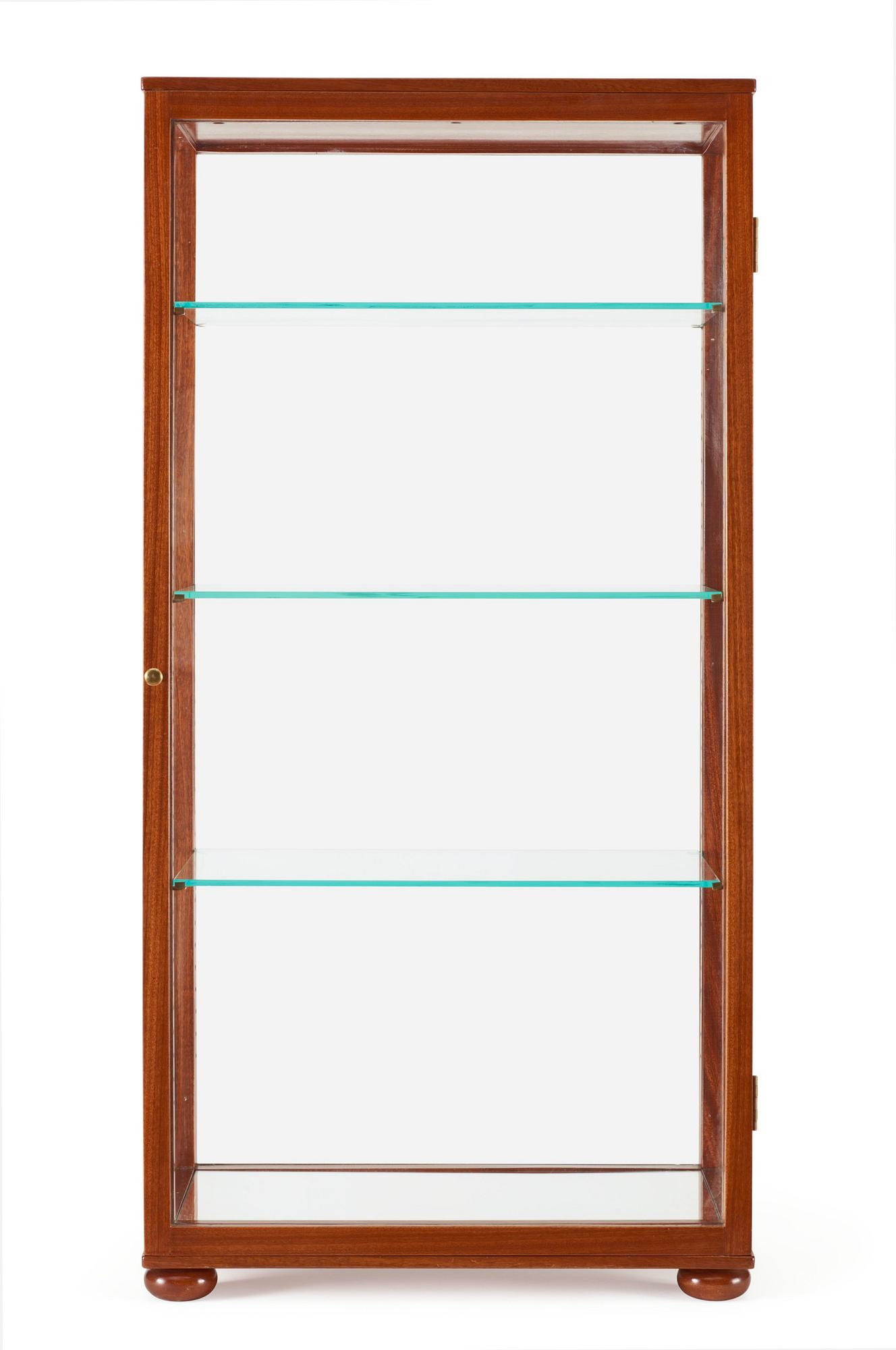 A Josef Frank mahogany showcase cabinet, Svenskt Tenn, model 649.