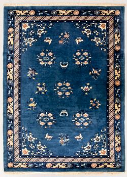 An old Chinese carpet ca 290x200 cm.