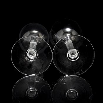 CARTIER, a 23-piece glass service 'La maison des Must', 1988.