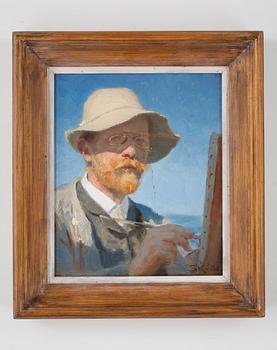 Peder Severin Kröyer, Self portrait.