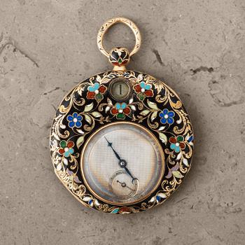 112. POCKETWATCH, 41 mm, "Jumping Hour", French,