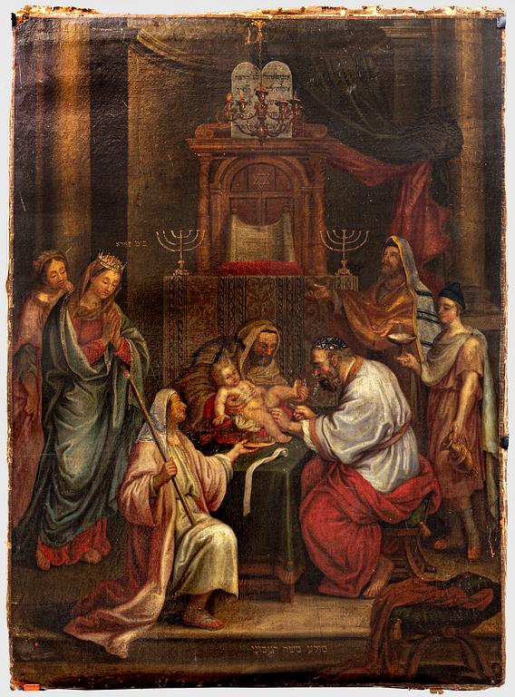 Okänd konstnär 1700/1800-tal , olja på duk.