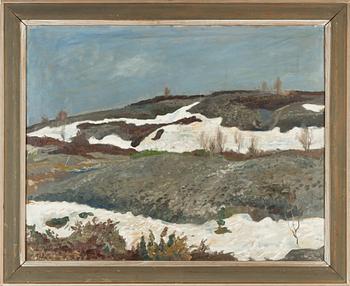 Gustaf Carlström, olja på duk, signerad och daterad 1937.