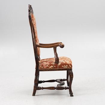 Armchair, Rococo, mid-18th century.