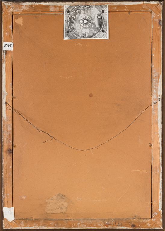Yrjö Ollila, Sketch for the ceiling painting planned for the Finnish National Theatre.