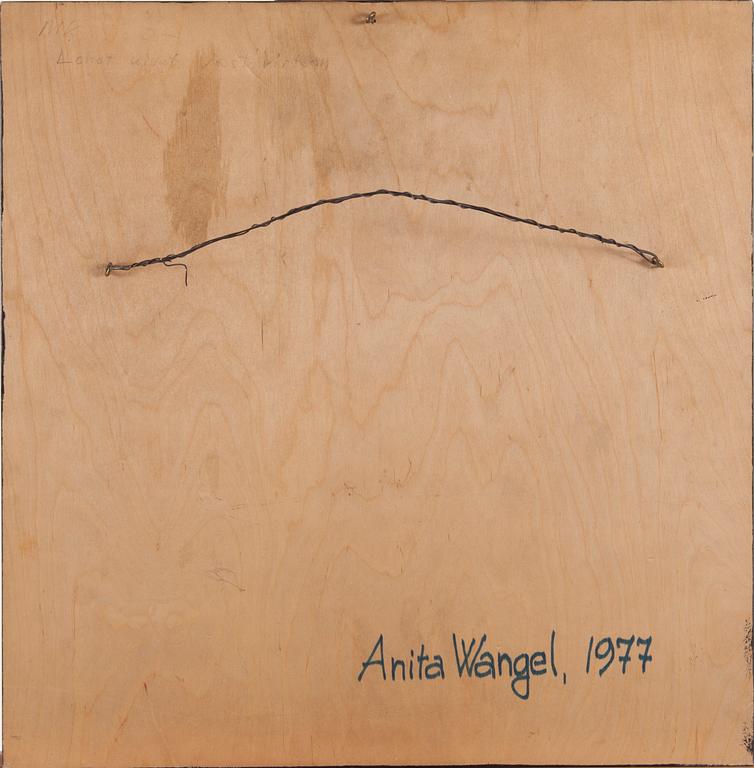 ANITA WANGEL, väggrelief, signerad och daterad 1977 a tergo.