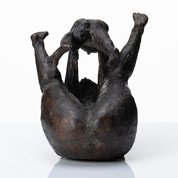 Erik Höglund, skulptur, mor med barn, Sverige 1956, signerad och daterad.