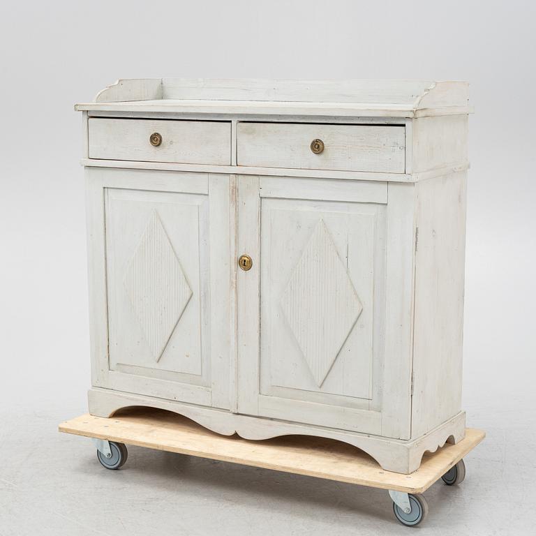 A Gustavian Style Cabinet, 19th century.