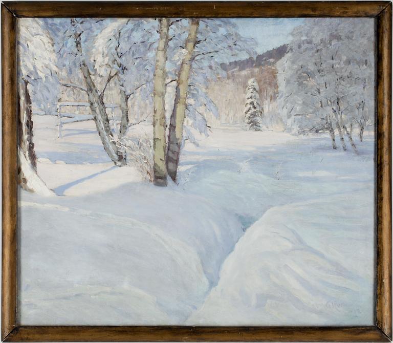 GUNNAR RUDA, olja på duk, sign o dat -12.