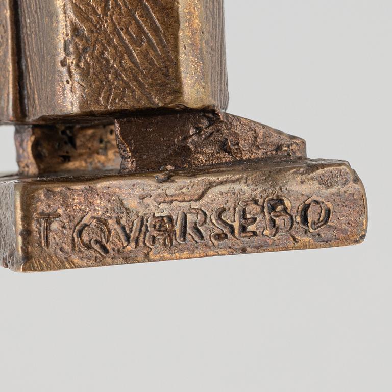 Thomas Qvarsebo, sculpture. Signed, numbered, foundry mark. Bronze, height 23 cm.