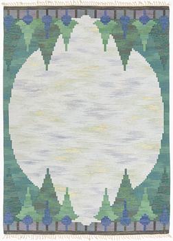 Judith Johansson, a carpet, "Hagen", rölakan, 330 x 240 cm, signed JJ B.