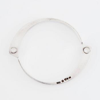 Sven-Erik Högberg, a sterling silver bracelet set with a moonstone, Göteborg 1954.
