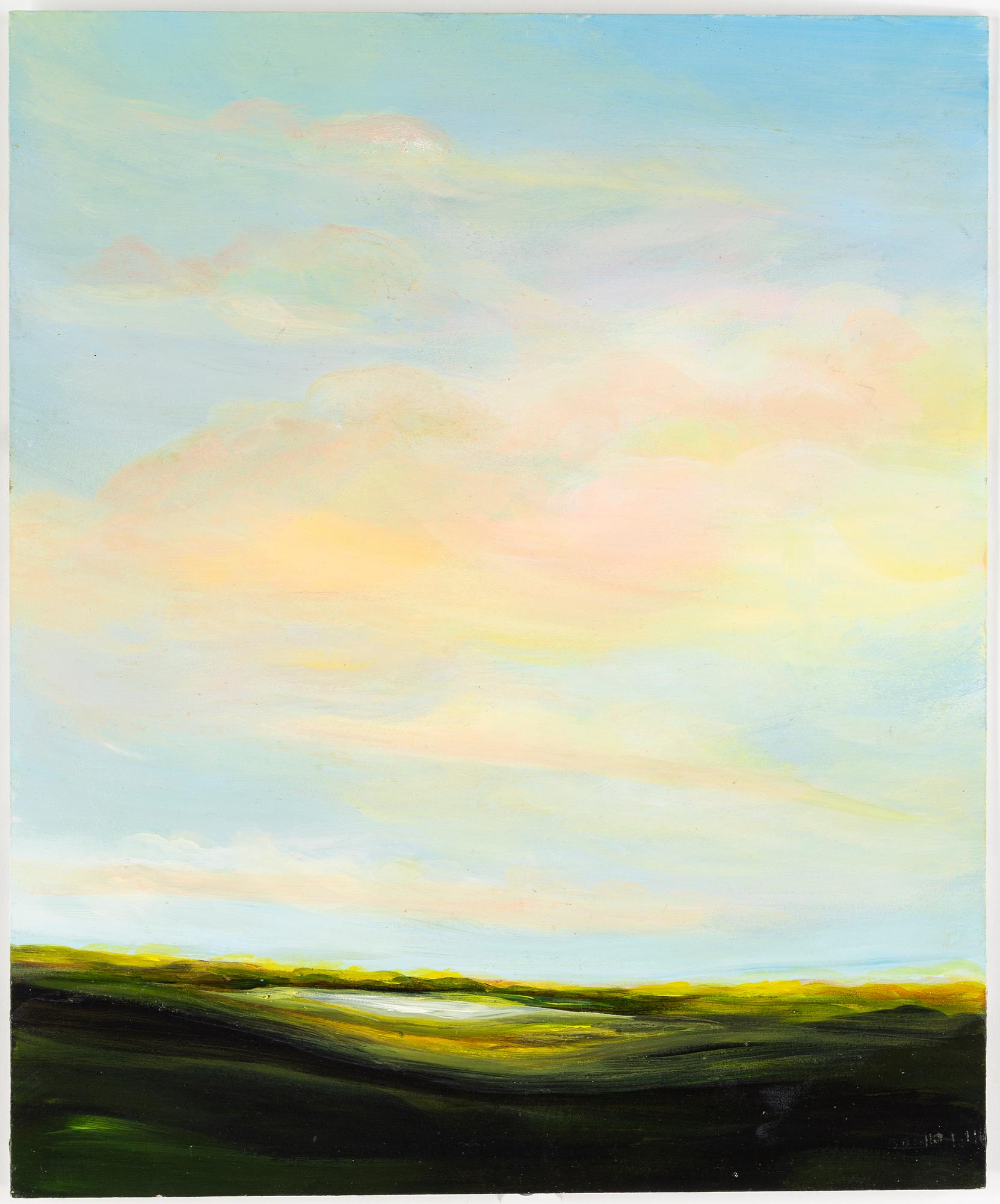 Cecilia Haupt, olja på pannå, signerad a tergo.