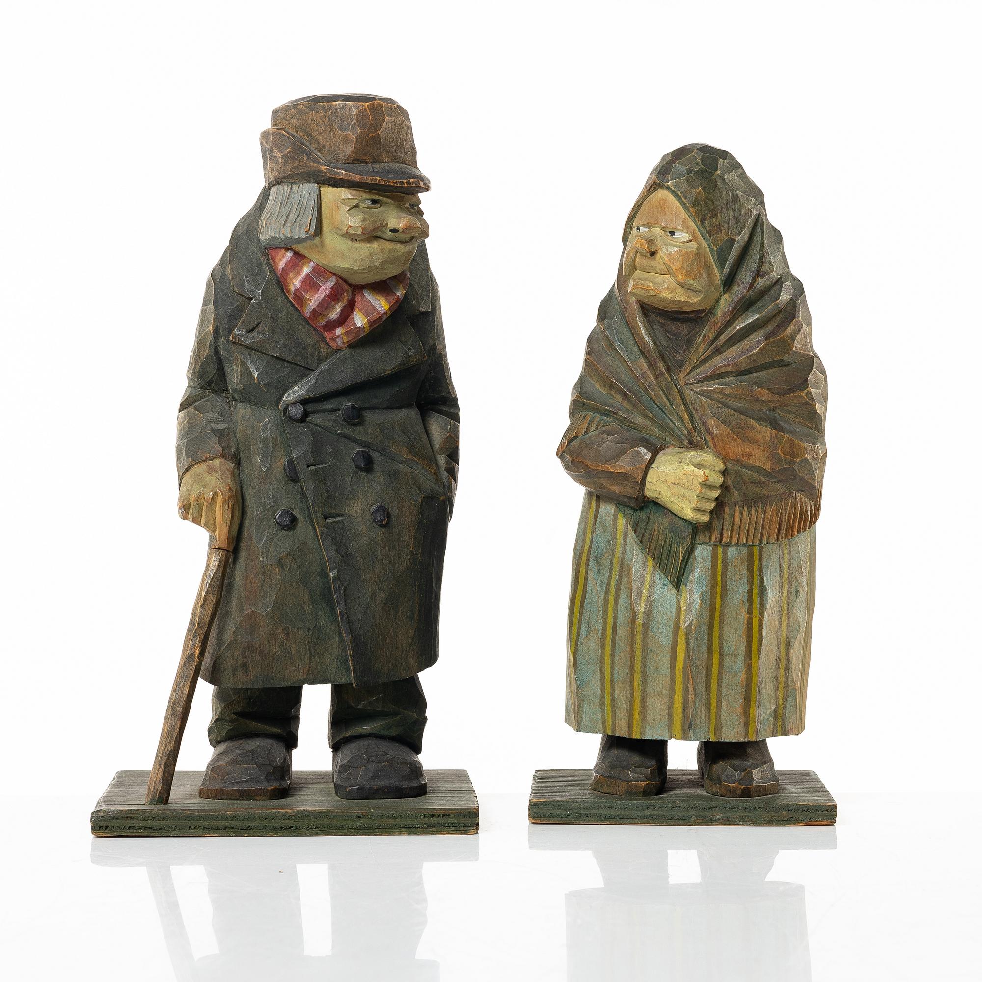 Herman Rosell, Old Man and Old Woman.