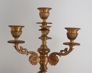 KANDELABER, empire stil.