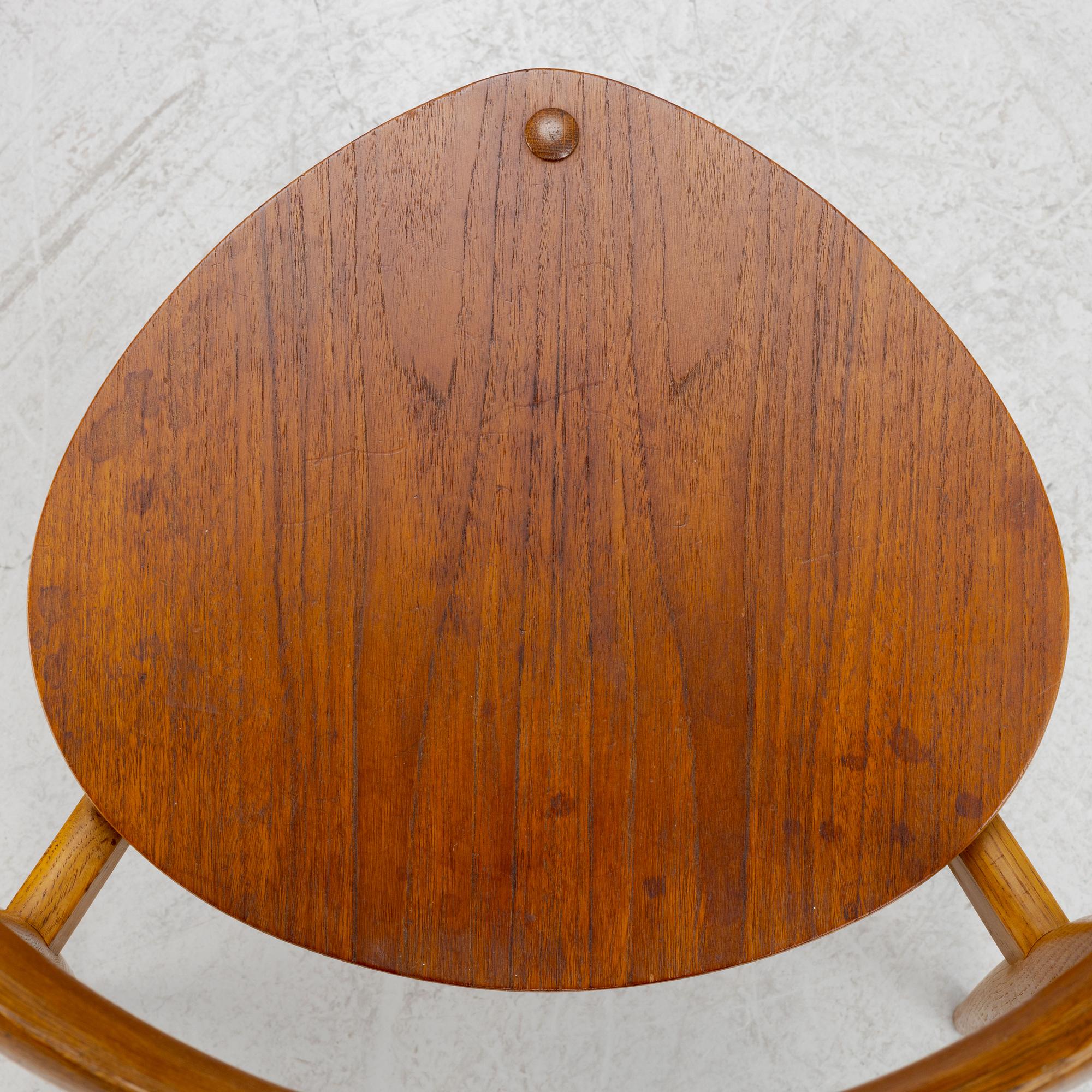 Hans J. Wegner, "Hjertstolen", Fritz Hansen, Danmark, 1900-talets andra hälft.