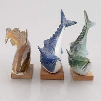 Sven Wejsfelt, three stoneware figurines, Gustavsberg.