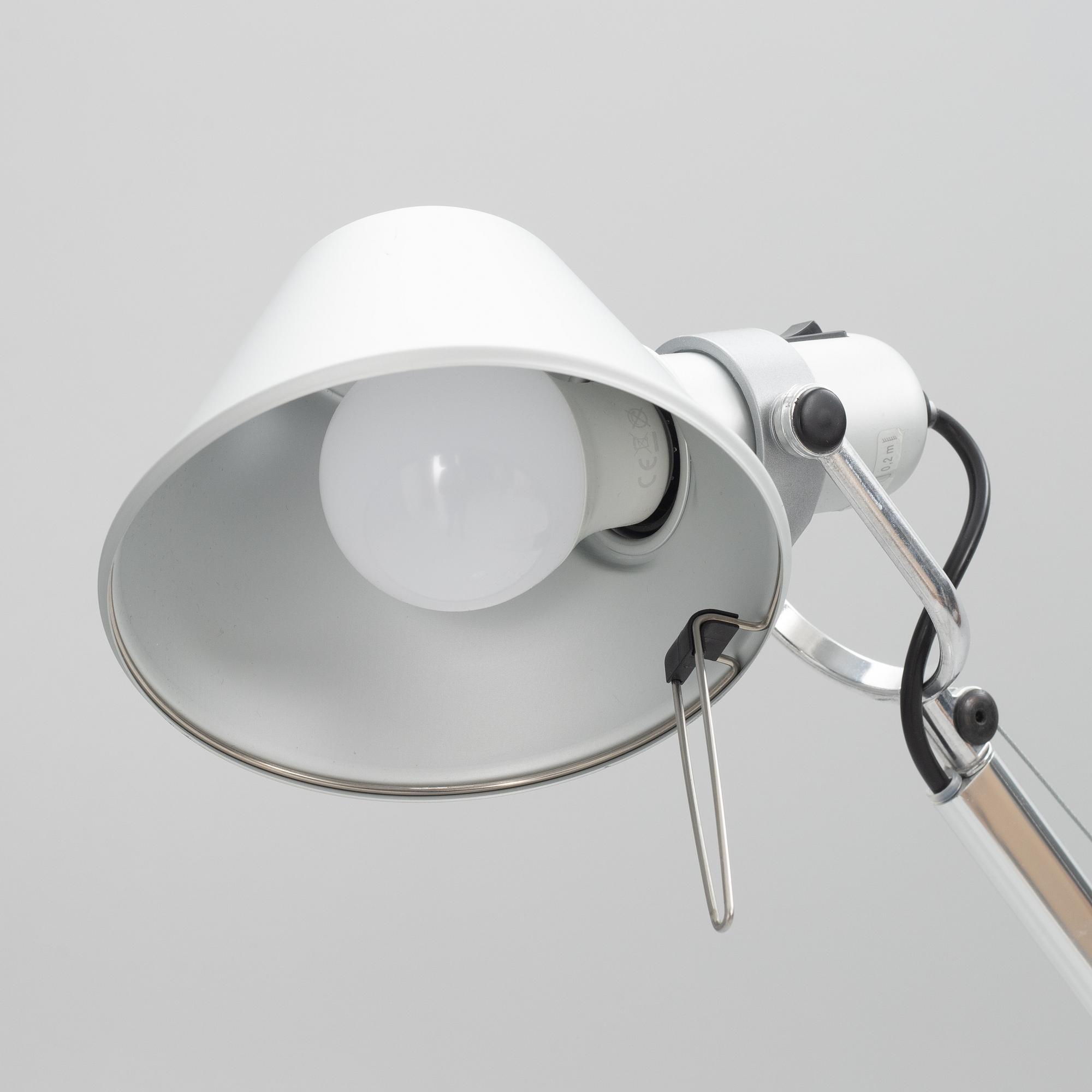 Michele De Lucchi & Giancarlo Fassina, a "Tolomeo" floorlamp, Artemide, Italy.