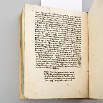 BOOK, Incunable, Nürnberg 1495.