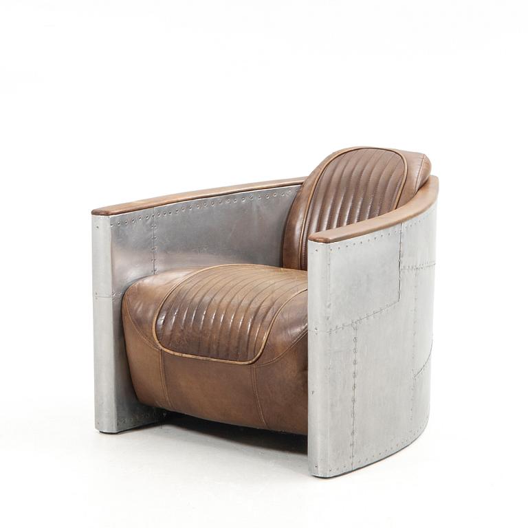 Timothy Oulton, armchair, "Tomcat", Artwood, 21st century.