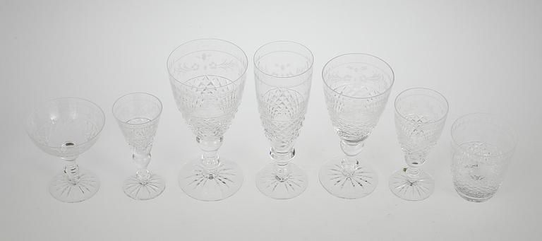 GLASSERVIS, 85 delar, "Elvira Madigan", Kosta.